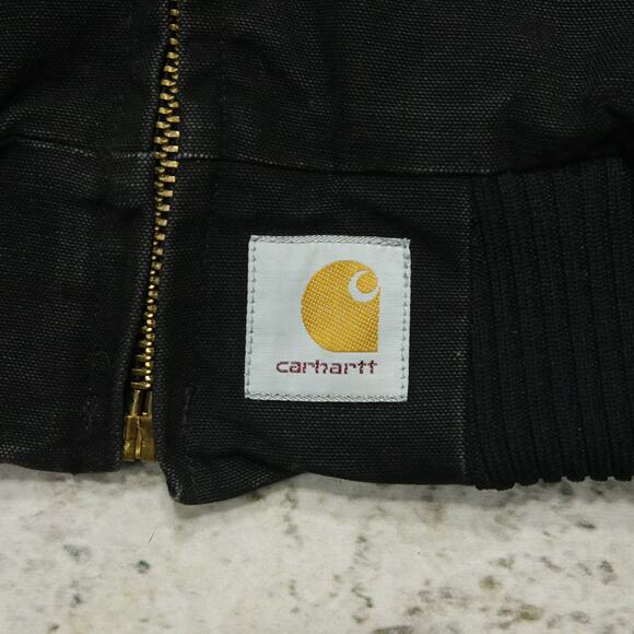 Vintage Carhartt JQ0405 Faded Black Aztec Jacket Size Medium - Large - Picture 12 of 16